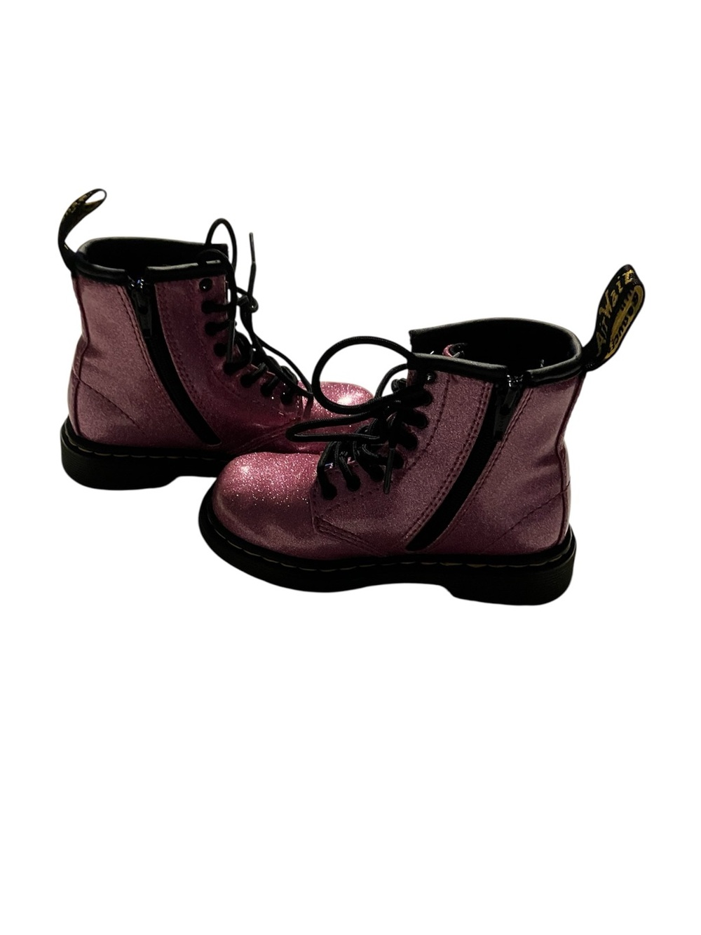Dr. Martens Toddler 1460 Glitter Boots Pink Size 8